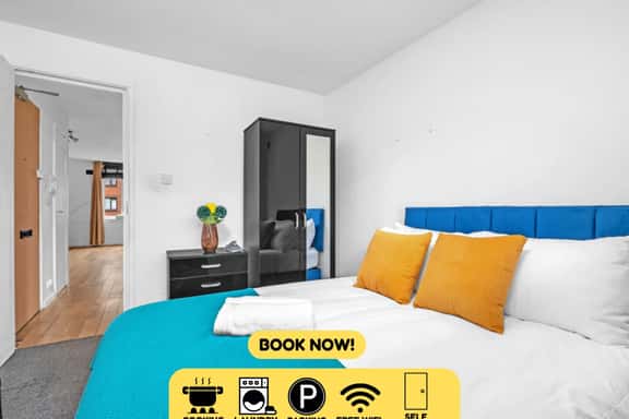 Cozy 1-Bed Flat in Croydon Sleeps 4 - Free Parking - Image 1