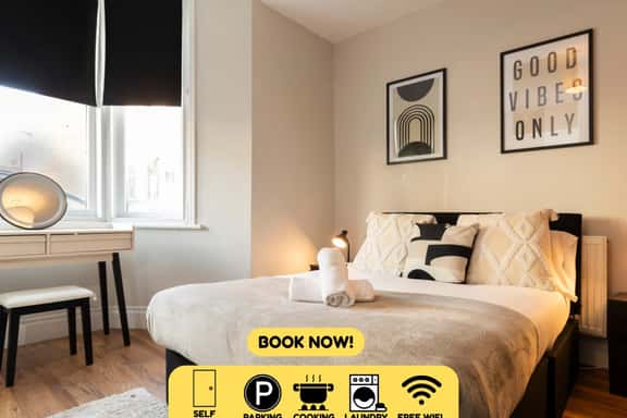 Gateshead 2BR Home - Near Town & Metro Access - Image 1