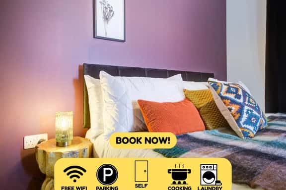 Penny Place Retreat – Central 2BED 2BATH by Station + Free Parking - Image 1