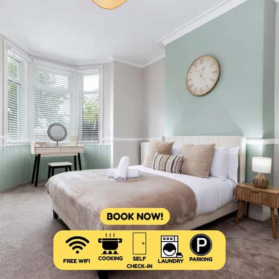 Gateshead 2BR Flat - Near Town & Metro Access - Image 1