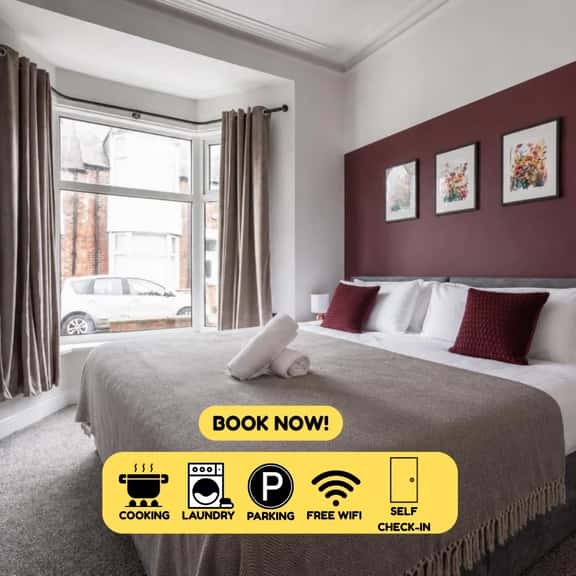 Sunderland City Stay | Secure Parking | Sleeps 4 - Image 1