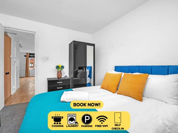 Cozy 1-Bed Flat in Croydon Sleeps 4 - Free Parking - Image 1