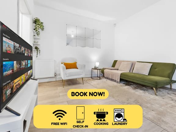 Powder Mill Retreat - 2BR Modern Flat for 4 - Image 1