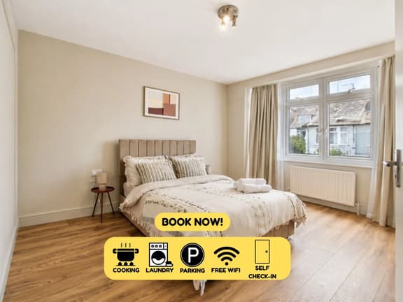 Wembley Garden Retreat |4BR|Sleeps 7|Near Station - Image 1