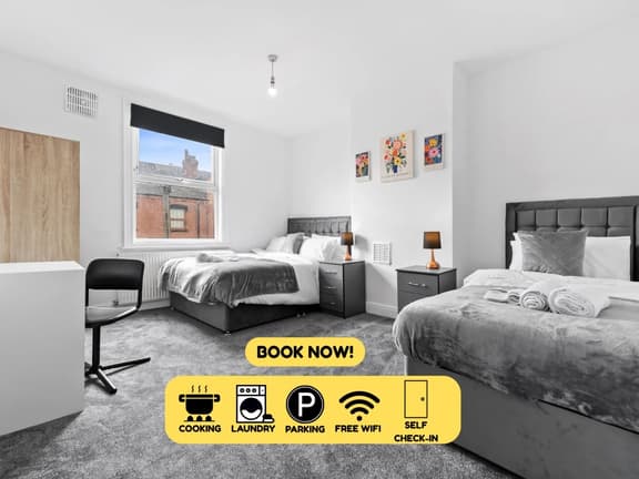 Spacious Leeds Home | Sleeps 6 | Free Parking - Image 1